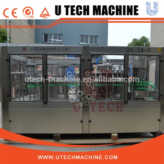 Plastic Bottle Full Automatic fresh organge Juice Drink Production Line / Juice Filling Machine