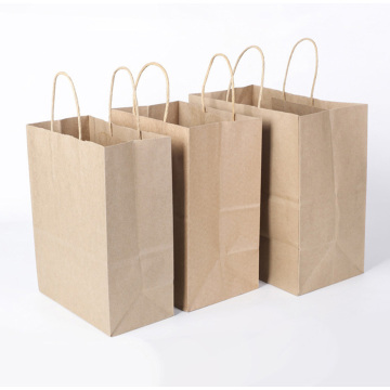Service de qualité Caractéristique Poignée Shopping Sacs en papier kraft