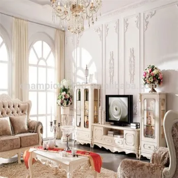 European style carving craft matt elegant customized living room furniture set(LRF-020)