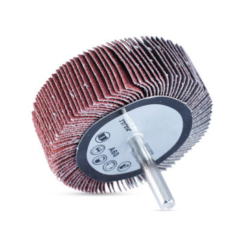 Vibratite 3 x 1 x 1/4 Inch 120 Grit Aluminum Oxide Flap Wheel for Metal Polishing