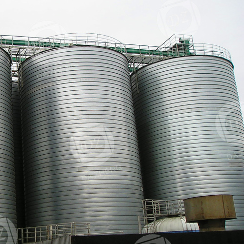 Гофрирана стоманена плоча силоз за съхранение на селска царевица