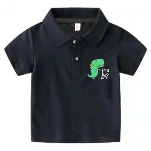 T-shirt a manica corta per bambini con adesivo