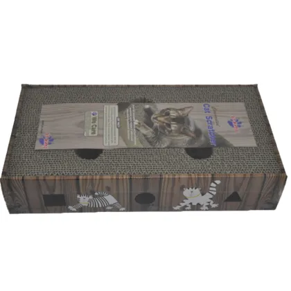 Pet products Private label pet products cat toys cardboard /box Cat scratcher cat scrating post