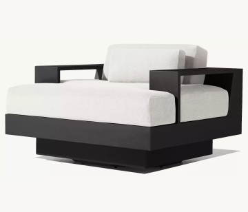 Luxury Design Backyard Powder Coated Aluminum Frame Patio Garden Sofa