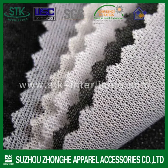 Polyester knitted fusible interlining for suit