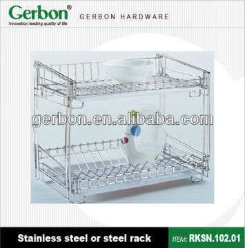 2 tier dish rack drainer