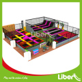 Indoor trampolinepark voor kinderen, professionele te koop
