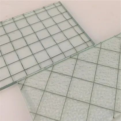 6mm Safety Fireproof Clear Wired Glass for Doors