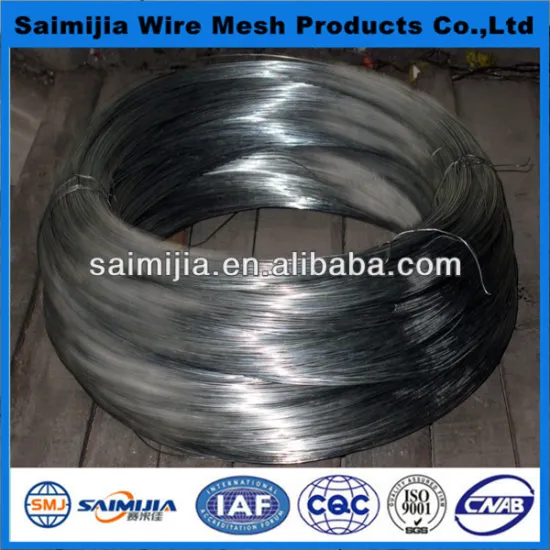 2015 hot selling! middle carbon oval-shaped galvanized steel wire