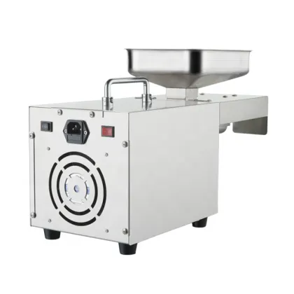 Small Capacity Household and Restaurant Oil Press Machine - Olive Sunflower Rapeseed Oil Expeller