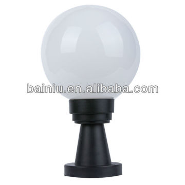 Black outdoor plastic lamp shade