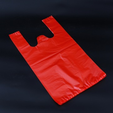 Vest Style Plastic Grocery Carry Out Bag