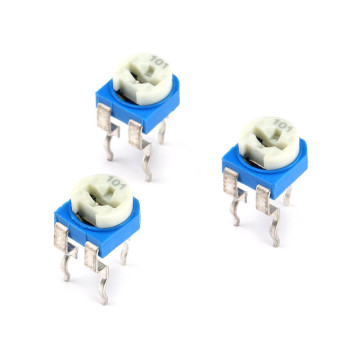Lorida Variable Resistor Potentiometer WH06-2A-105 1M 105 1MR Trimmer Horizontal RM065