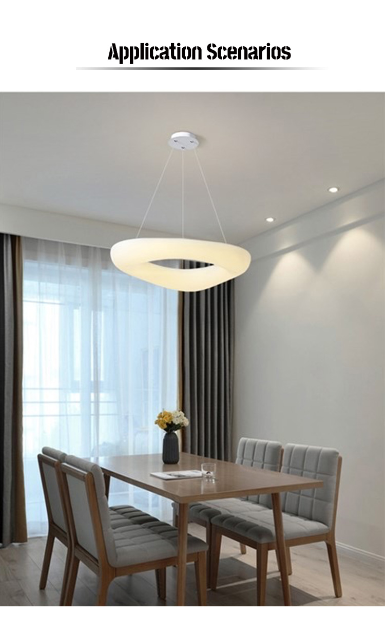 This pendant lamp is suitable for various spaces such as living rooms, dining rooms, bedrooms, or office spaces. 