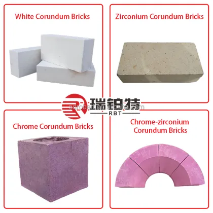 Corundum Bricks: Chrome Corundum Bricks, Zirconium Corundum Bricks