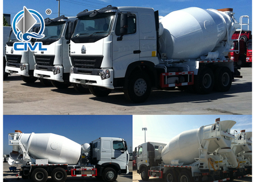 HOWO A7 6x4 371hp Concrete Mixer Truck