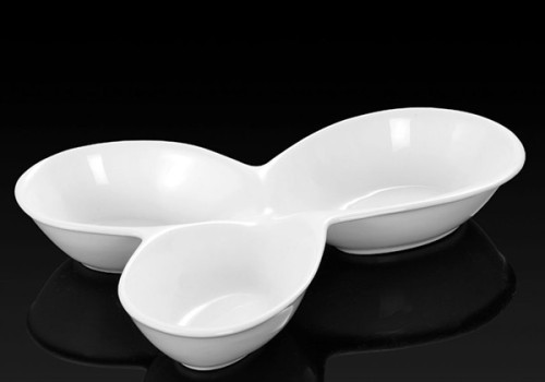 super pure plain white brand embossed design embossed color bowl