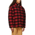 Cost-effective High Quality Red Plaid Sherpa Jacket