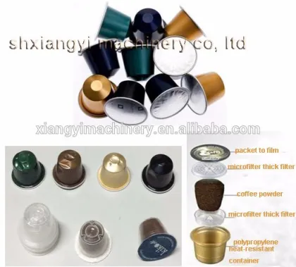 XBG60 Series Fully Automatic Nespresso Coffee Capsule Filling Machine Coffee Capsule Making Machine Nespresso Filling Machine