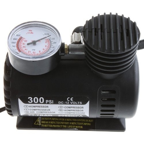 S80316 New Portable 12V Auto Car Electric Air Compressor Tire Infaltor Pump 300 PSI