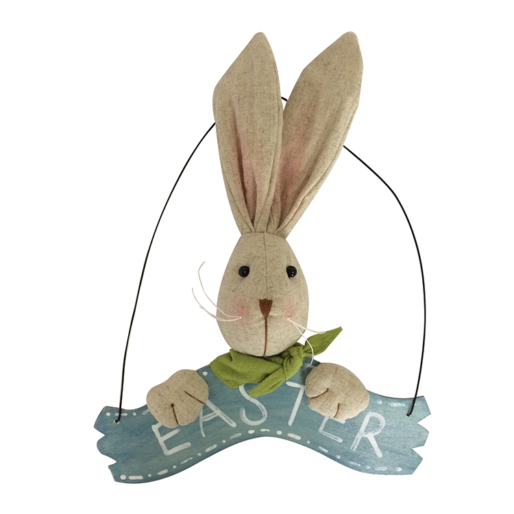 Easter 3d Bunny Wall Sign Banner