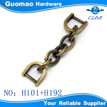 New mole antique-brass zinc alloy chain for bag ornament