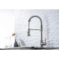 304-Stall-Stahl-Spüle Spring Pull Down Kitchen Wasserhahn