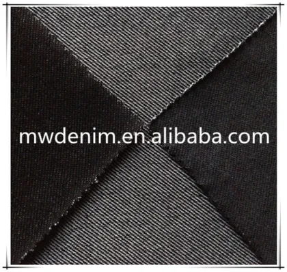 black twil knitted denim fabric china denim jeans fabric