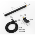 Concealed wall mounted 2 functions hand shower including black bath faucet bathroom showers head set