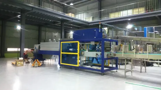 Half Tray Automatic PE Film Shrink Wrapping Machine