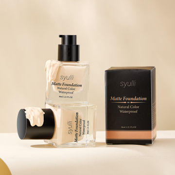 Private Label Vegan Long-Wear Lightweight Waterproof Organic Matte Liquid Foundation