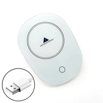 55 Degree Cup  Tea Milk Warmer Electric USB Coffee Mug Warmer  Office Home Use Heater cup warmer