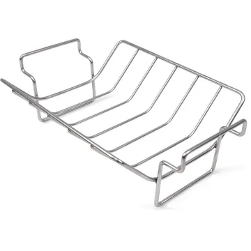 Stainless Steel Non-Stick Spareribs Holder for BBQ and Roasting