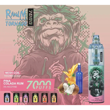 Randm tornado vape desechable Venta caliente Algodón de algodón