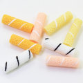 New Charms Chocolate Egg Roll Shaped Resins Cabochon For DIY Toy Decor For Kids Dollhouse Ornaments Craft Spacer