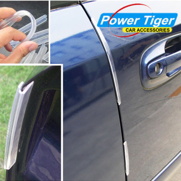 Plastic decorative sticker door guard for car