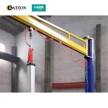 Insulating Glass Cantilever Lift Crane With Suction Cups