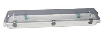 FL Ceiling Light W.T. W/Globe & Guard