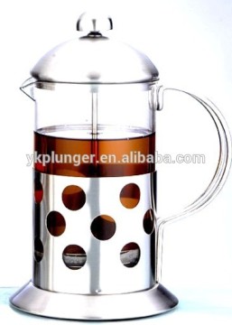 Wholesale stainless steel glass tea cup with infuser