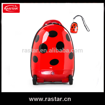 2016 RASTAR hot sale remote control luggage carrier travelling children trolley wheel suitcase