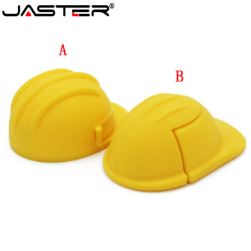 JASTER Helmet pendirve usb flash drive 4GB 8GB 16GB 32GB 64GB safety helmet memory stick gift flash hat pen drive D dick