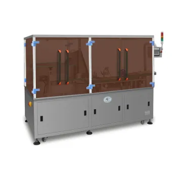 Automatic Machine for Rotating and Unscrambling Plastic Bottles and Rounds