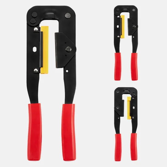 Terminal Crimping Pliers for IDC Connectors and Flat Cable