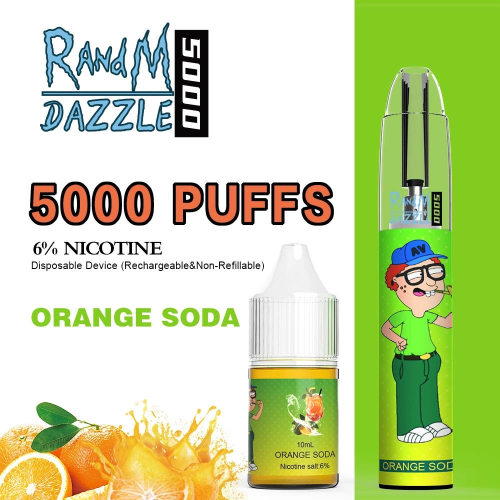 Одноразовый RANDM Dazzle 5000 Светодиодный освещение Vape