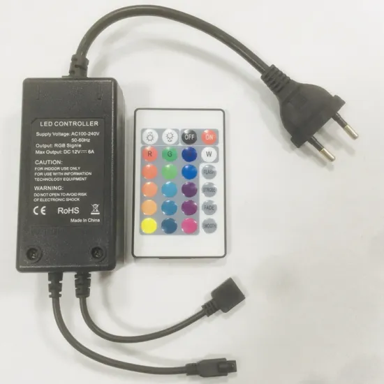 12V 6A Power Supply 24/44 Key RGB LED Strip Controller with Infrared Remote