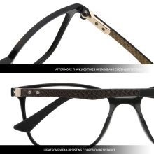 Optical Fiber Eyeglasses Frame Square Carbon Fiber Optical Frame Manufactory