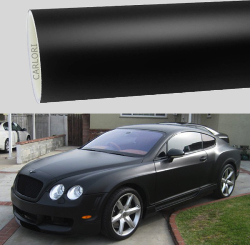 matte black car wrap vinyl