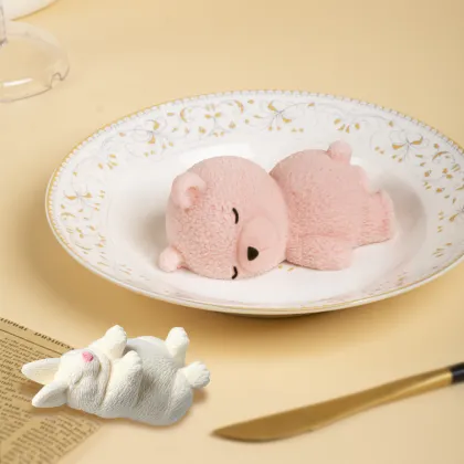 DIY Sleeping Bear Mold: 3D Fondant, Mousse, Ice Cream, and Bake Chocolate Cake Mold
