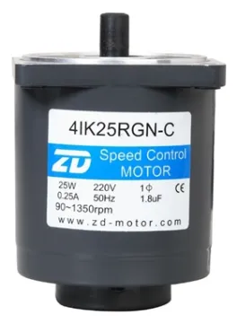ZD ac electric motor , ac speed control motor (80mm),4IK25RGN-C , 220V 25W