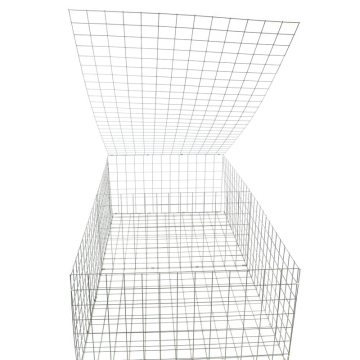 Caja de gaviones galvanizada soldada para muro de contención de piedra
